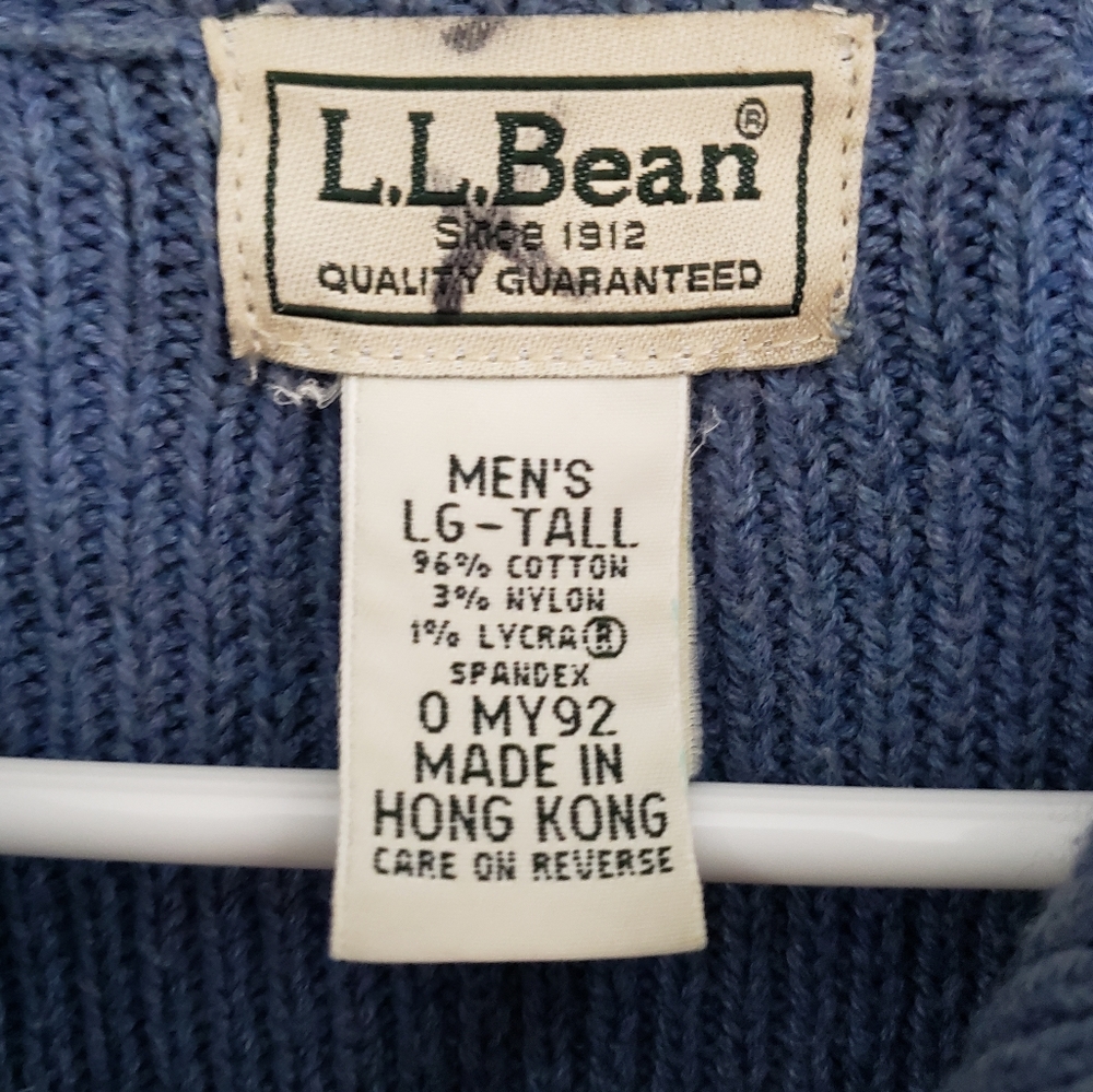 L.L. BEAN SWEATER JACKET - Picture 2 of 3